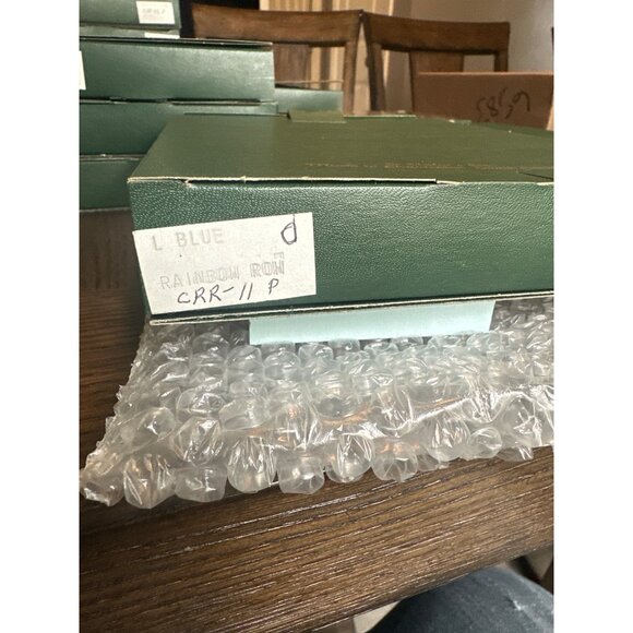 Sheilas Collectibles Charleston Rainbow Row teal Blue House Wooden Decor proof - Picture 4 of 4